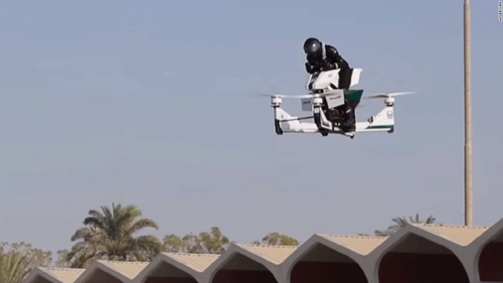 Dubai Police adds a “Flying Motorbike” to its squad